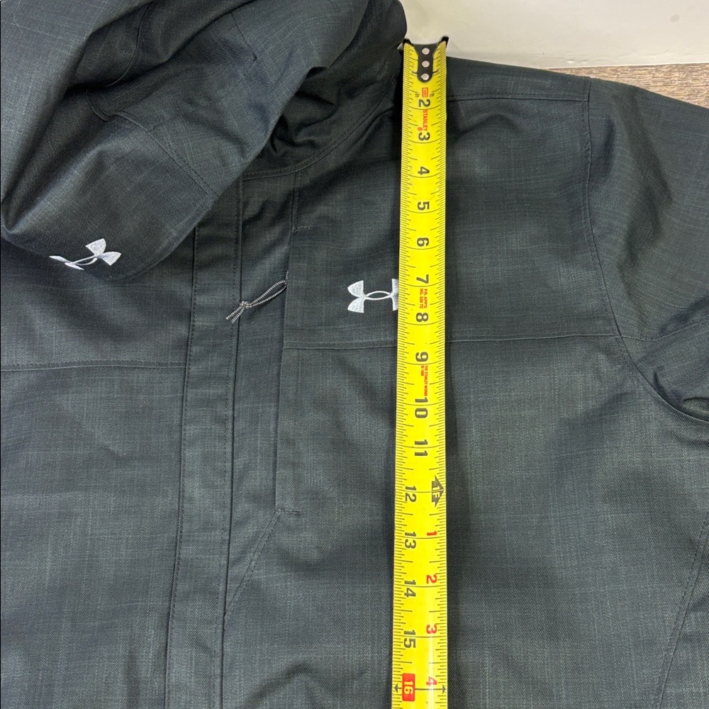 Under Armour UA Storm Hooded Jacket – Men’s Large – Black Water Resistant - Picture 10 of 11